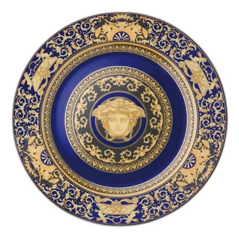 versace blue plate|rosenthal Versace pic high quality.